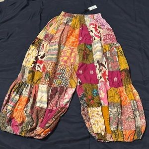 Jaded Gypsy Patchwork Aladdin Pants size S/M